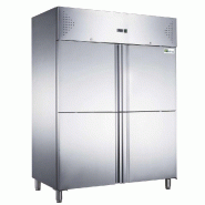Armoire réfrigérée positive inox 4 demi portes gn 2/1 température +... - PAA14PPNM