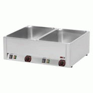 Bain marie électrique 2x GN 1/1 - 150 TOP BM 2115 - Redfox - inox 0605848087703 Bain marie électrique 2x GN 1/1 - 150 TOP BM 2115 - Redfox - inox 0605848087703