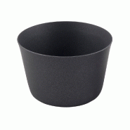 Bol réutilisable inox 250 ml Ø8,5x5,5cm noir