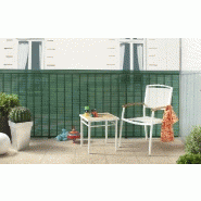 Brise-vue plastique vert 85% occultant 1,2 x 5 m trionet