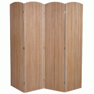 Décoshop26 - Paravent en bambou séparateur de pièce pliable 4 panneaux 170 x 162 cm brise-vue intérieur 04_0009271 - Bambou 3000267392167