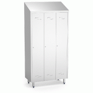 Grande armoire 3 portes 985x480x2010 mm (y compris 6 cintres en acier inoxydable) de Fricosmos - G081408