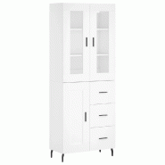 Helloshop26 - Buffet bahut commode armoire meuble de rangement organisateur cuisine salle de séjour salon haut 69,5 x 34 x 180 cm 02_0032698 - 300021 Helloshop26 - Buffet bahut commode armoire meuble de rangement organisateur cuisine salle de séjour salon haut 69,5 x 34 x 180 cm 02_0032698 - 300021