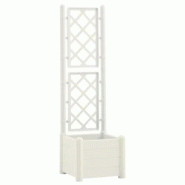 Helloshop26 - Jardinière avec treillis 43 x 43 x 142 cm PP blanc 02_0000813 - 3000071461530 Helloshop26 - Jardinière avec treillis 43 x 43 x 142 cm PP blanc 02_0000813 - 3000071461530