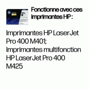 HP 80X toner LaserJet noir grande capacité authentique