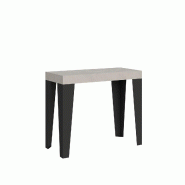 Itamoby Console extensible 90x40/196 cm Flame Petit cachemire - gris 8050598052600