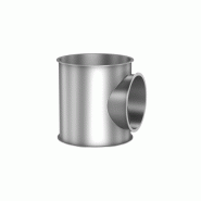 Manchons de contrôle avec couvercle en caoutchouc - Diamètres: 100 à 300 mm - Matériaux: acier inoxydable, galvanisé, revêtement par pulvérisation