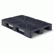 Palette plastique 1200 X 800, 3 semelles - CUQP1208HB3RR Palette plastique 1200 X 800, 3 semelles - CUQP1208HB3RR
