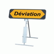 Panneau KD22 - Signalisation de déviation sur pied temporaire