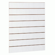 Panneau rainuré R15 L90xP120cm épaisseur 18mm - bois blanchi