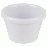 Ramequin blanc mélamine Ø6 x 4 cm - par 1