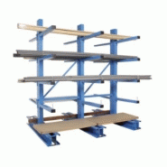 Rayonnages pour stockage semi lourd double face cantilever - manorga