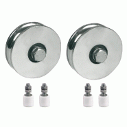 Roue à rainure en R de 120 mm avec 1BB x2 25x40 Gate guide x4 Roue à rainure en R de 120 mm avec 1BB x2 25x40 Gate guide x4