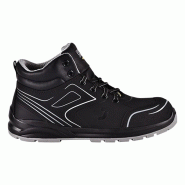 Safety Jogger - Chaussures de sécurité mi-hautes sportives  antistatiques avec embout en acier CADOR noir et blanc S3 Noir / Blanc Taille 36 - 36 no