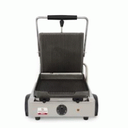 Sammic GRS-5 110/60/1 plancha électrique en fonte nervurée avec couvercle, corps en acier inoxydable, 1800 W, thermostat 250°C, surface 255x245 mm Sammic GRS-5 110/60/1 plancha électrique en fonte nervurée avec couvercle, corps en acier inoxydable, 1800 W, thermostat 250°C, surface 255x245 mm