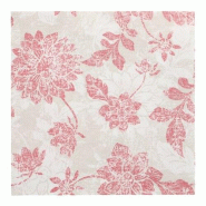 Serviettes "ROYAL Collection" pliage ¼ 40 x 40 cm bordeaux "Flowers" (160 unités) PAPSTAR - rouge papier 37358
