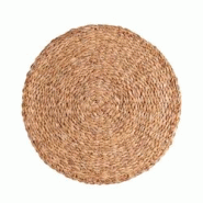 Set de table en jonc de mer 38 cm - Lot de 2 - Marron rond fibre naturelle - Table Passion Set de table en jonc de mer 38 cm - Lot de 2 - Marron rond fibre naturelle - Table Passion