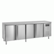 Snack Refroidisseur de comptoir 4 portes SS304 - 460 L | Tefcold - SK6410 - 17717 Snack Refroidisseur de comptoir 4 portes SS304 - 460 L | Tefcold - SK6410 - 17717