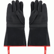 Stalgast Gants de cuisine, néoprène, résistants à la chaleur et à l'huile, noirs, L. 450 mm - PP4407450