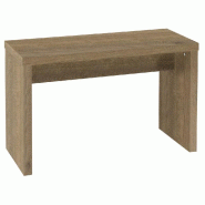Table gigogne Flexia coloris chêne authentique L.90x40x60cm