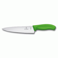 VICTORINOX Couteau à Découper Lame Inox 19cm Vert 6.8006.19l4b - vert 7611160038265