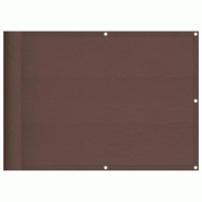 VidaXL Écran de balcon marron 75x800 cm 100% polyester oxford Modèle Ombre Infinity - 4000383