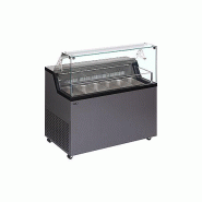 Vitrine pour glace en bac Anthracite RAL 7016 - 184 L | Tefcold - MIRABELLA6