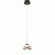 Arabella - Suspension simple de Fabas Luce - LED 8W - Plafonnier Diamètre 14cm Fumé - gris 8019282510451 Arabella - Suspension simple de Fabas Luce - LED 8W - Plafonnier Diamètre 14cm Fumé - gris 8019282510451
