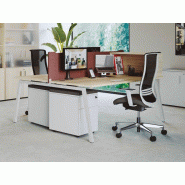 Bureau bench 2 personnes en A Bureau bench 2 personnes en A