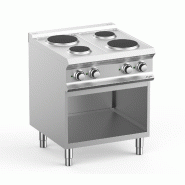 Fourneau professionnel electrique 4 plaque 2x1,5 kw et 2x2,6 kw sur... - PPR77A