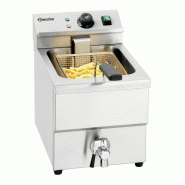 Friteuse électrique à poser IMBISS I - 1 cuve - 8 L - avec robinet de vidange - A150307 | Bartscher Friteuse électrique à poser IMBISS I - 1 cuve - 8 L - avec robinet de vidange - A150307 | Bartscher