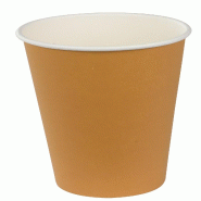 Gobelet Carton NOVACUP FORMAT RESTAURATION 400ml - Haute Densité FSC - Recyclable & Éco-responsable - Lot de 4000 - beige en carton GHXL508