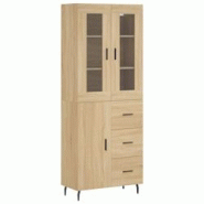 Helloshop26 - Buffet bahut commode armoire meuble de rangement organisateur cuisine salle de séjour salon haut sonoma 69,5 x 34 x 02_0034192 - 300021 Helloshop26 - Buffet bahut commode armoire meuble de rangement organisateur cuisine salle de séjour salon haut sonoma 69,5 x 34 x 02_0034192 - 300021