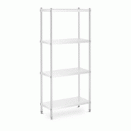 Helloshop26 - Étagère acier inoxydable inox 80 x 40 x 180 cm 200 kg professionnel 14_0005184 - 3000229921534 Helloshop26 - Étagère acier inoxydable inox 80 x 40 x 180 cm 200 kg professionnel 14_0005184 - 3000229921534
