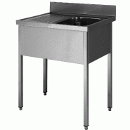 ITALCONCEPT L2G Plonge Inox 304 Demontable, 1 Bac  850mm x 1200mm x 700 mm - 3616350023704