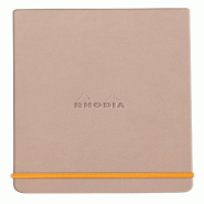 RHODIA 194383C - Carnet Rigide Webnotepad Touche de Rose - A5 14,8 x 21 cm - Ligné - 192 p Détachables - Papier Clairefontaine Ivoire 90 g/m²- Marq