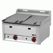 RM GASTRO Grill pierre de lave à gaz double 2x 31x48 sans soubassement REDFOX - GL 60 GLS - REDFOX - 0615402290838 RM GASTRO Grill pierre de lave à gaz double 2x 31x48 sans soubassement REDFOX - GL 60 GLS - REDFOX - 0615402290838