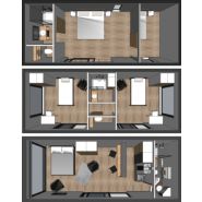 Studio de jardin - my garden loft - 8,50 x 3,50 m