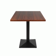 Table intérieur WOODDEN 60x60 cm avec le pied IRON black relief - TIGAONE - 3701680322938 Table intérieur WOODDEN 60x60 cm avec le pied IRON black relief - TIGAONE - 3701680322938