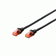 ASSMANN ELECTRONIC DK-1617-010/BL 1M CAT6 U/UTP (UTP) NOIR CÂBLE DE RÉ ASSMANN ELECTRONIC DK-1617-010/BL 1M CAT6 U/UTP (UTP) NOIR CÂBLE DE RÉ