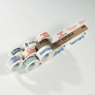 72 rouleaux adhésifs personnalisés 1 couleur, fond brun, 48 mm x 66 m