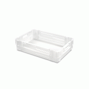 Bac emboitable gerbable résistance -35°C à +80°C - 108 pièces BC112 Bac emboitable gerbable résistance -35°C à +80°C - 108 pièces BC112