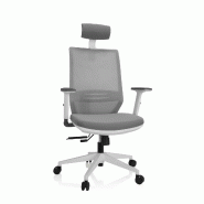 Chaise de bureau PROFONDO PRO W Tissu maille / Tissu gris hjh OFFICE - gris polyester 820028
