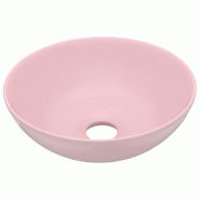 Helloshop26 - Lavabo de salle de bain rond vasque à poser de toilette lave-mains de cuisine salle cosmétique maison intérieur 02_0002719 - 30001021