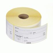 ITALCONCEPT Étiquettes pour la surveillance des aliments, multi-usages, faciles retirer, HENDI, Blanc, 500 u., 100x50mm - 8711369850879