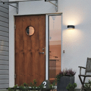 KONSTSMIDE Applique Teramo noir mat - 434033