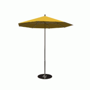 Parasol pour terrasse Pro Moorea rond Ø200 cm armature + toile + housse - jaune