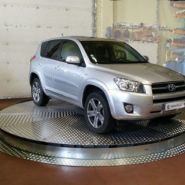 Plateforme tournante motorisée extra plate - 3 Ø : 4m, 4.5m ou 5m - Réf. PLEXDV