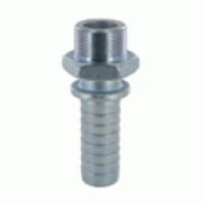 Raccord fileté vapeur mâle BSP acier à douille annelée avec collerette - YVABMGAC050 - Résiste aux hautes températures et pressions élevées Raccord fileté vapeur mâle BSP acier à douille annelée avec collerette - YVABMGAC050 - Résiste aux hautes températures et pressions élevées