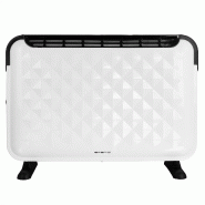 Radiateur à convection Emerio 2000 W – 18 m² – 3 réglages de température – Voyant lumineux – Modèle sur pied – CH-106492.4 Blanc - blan
